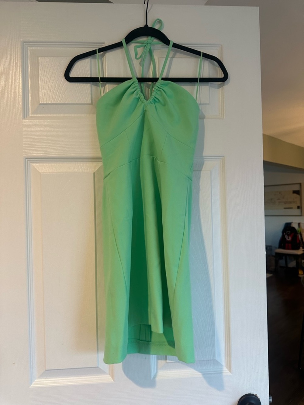 French Connection Mint Halter Mini Dress